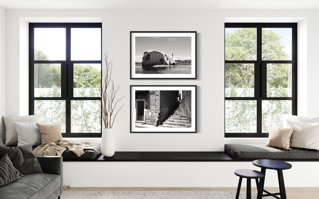 About to Jump, Sardinia Fine Art print on Hahnemühle German Etching paper
