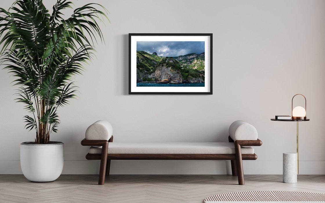Before the storm, Amalfi Coast Fine Art Giclée print on Hahnemühle Photo Rag paper