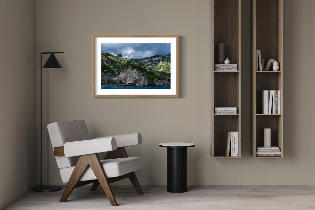 Before the storm, Amalfi Coast Fine Art Giclée print on Hahnemühle Photo Rag paper