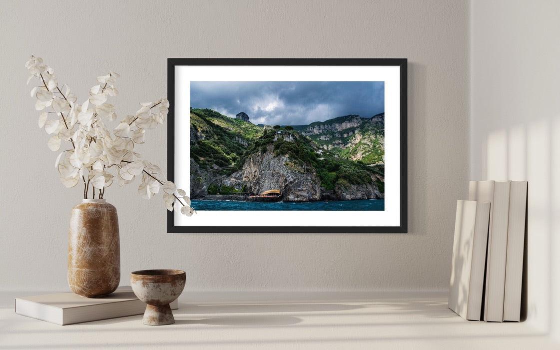 Before the storm, Amalfi Coast Fine Art Giclée print on Hahnemühle Photo Rag paper