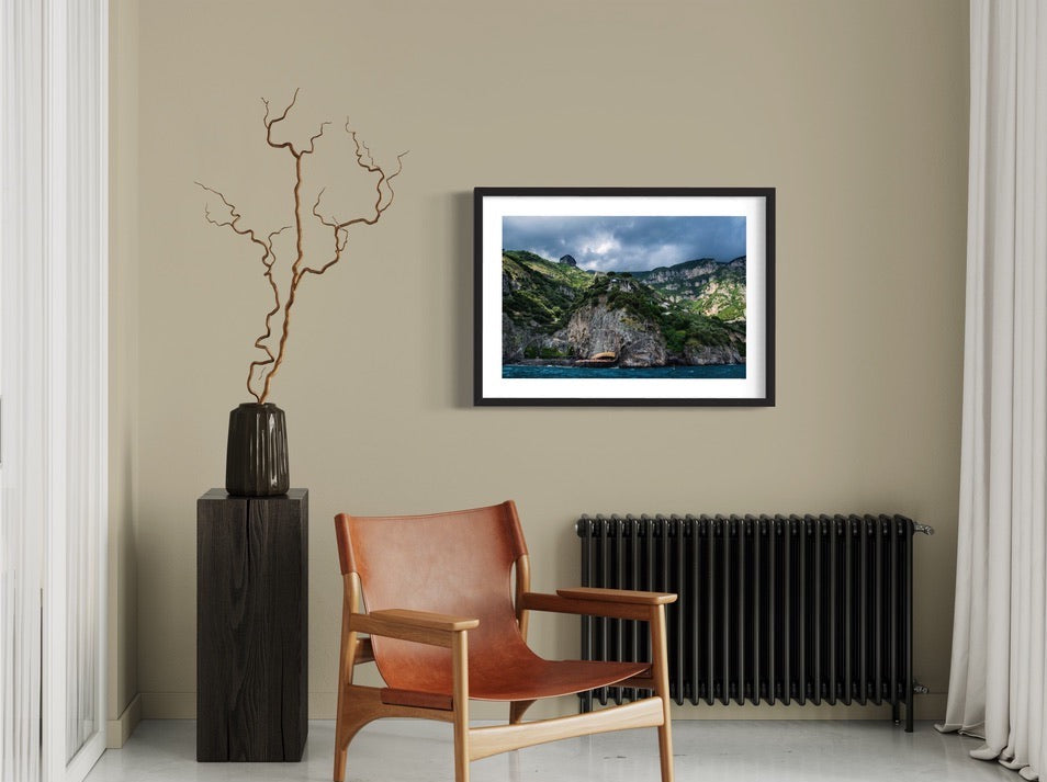 Before the storm, Amalfi Coast Fine Art Giclée print on Hahnemühle Photo Rag paper
