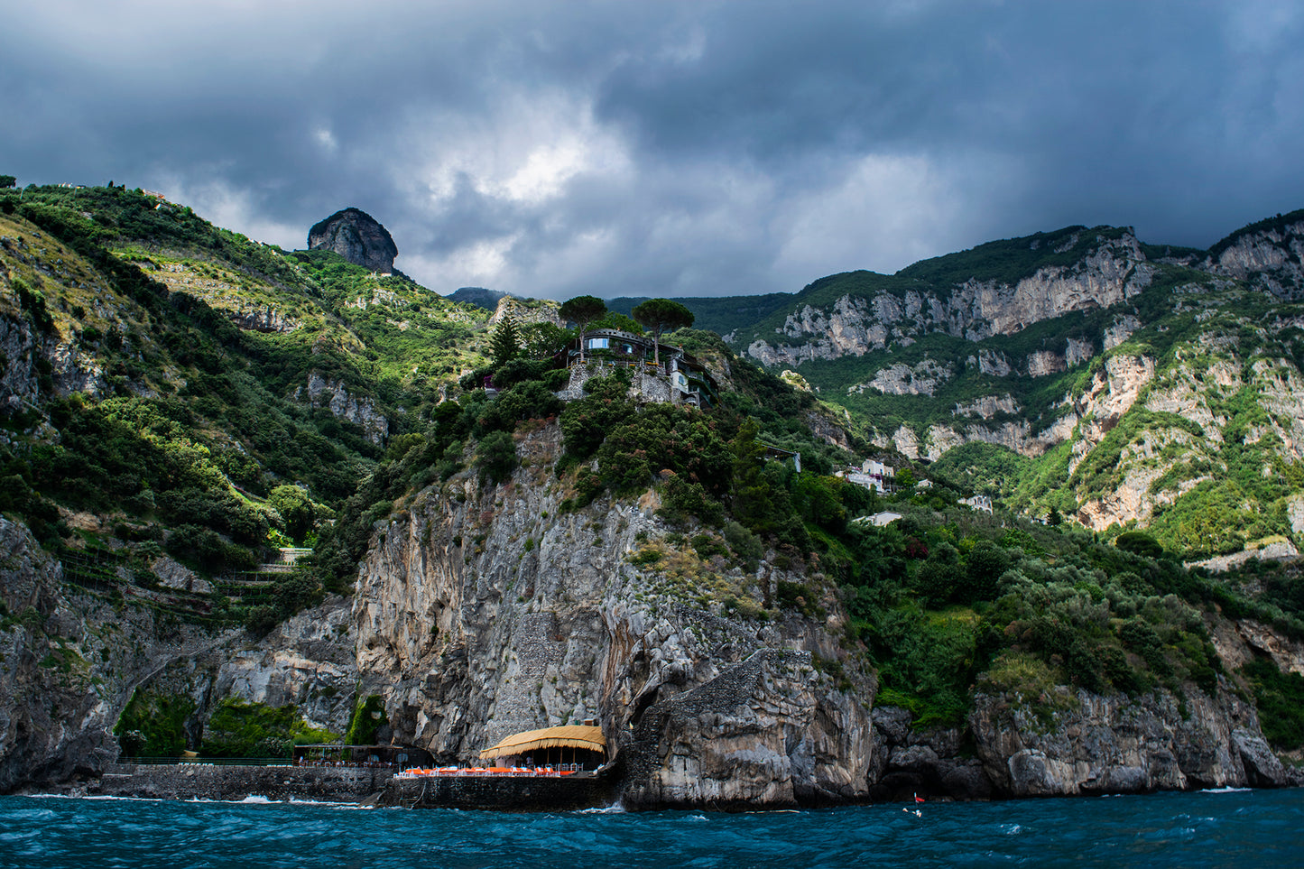 Before the storm, Amalfi Coast Fine Art Giclée print on Hahnemühle Photo Rag paper