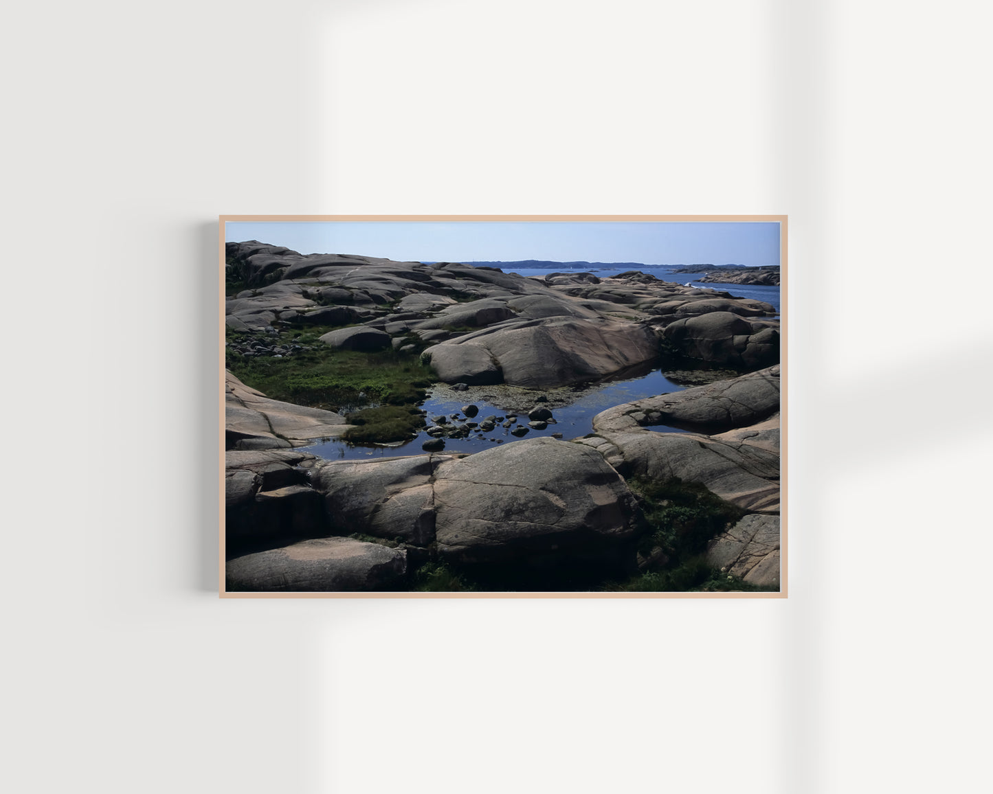 Granite rocks, Sweden Giclée print