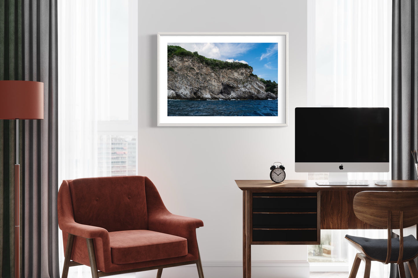 View from the Sea, Amalfi Giclée print