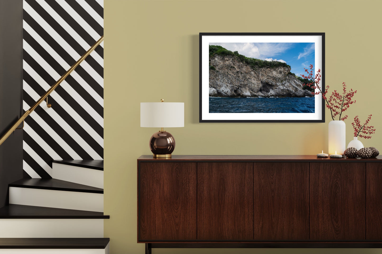 View from the Sea, Amalfi Giclée print