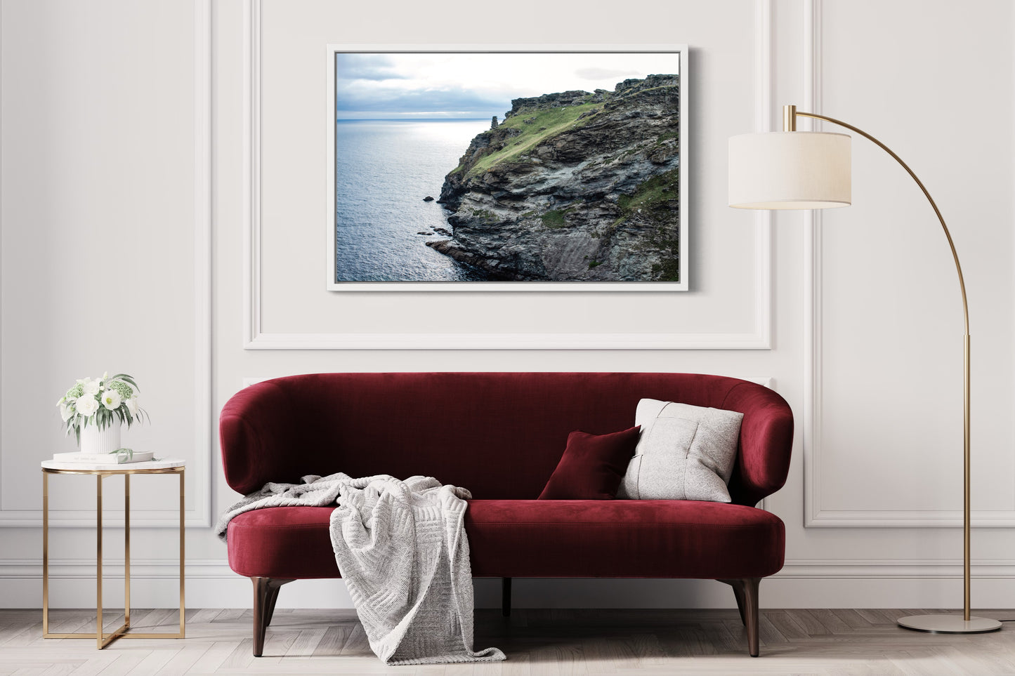 Rugged cliffs near Tintagel, Cornwall - Fine Art photography print on Hahnemühle German Etching paper