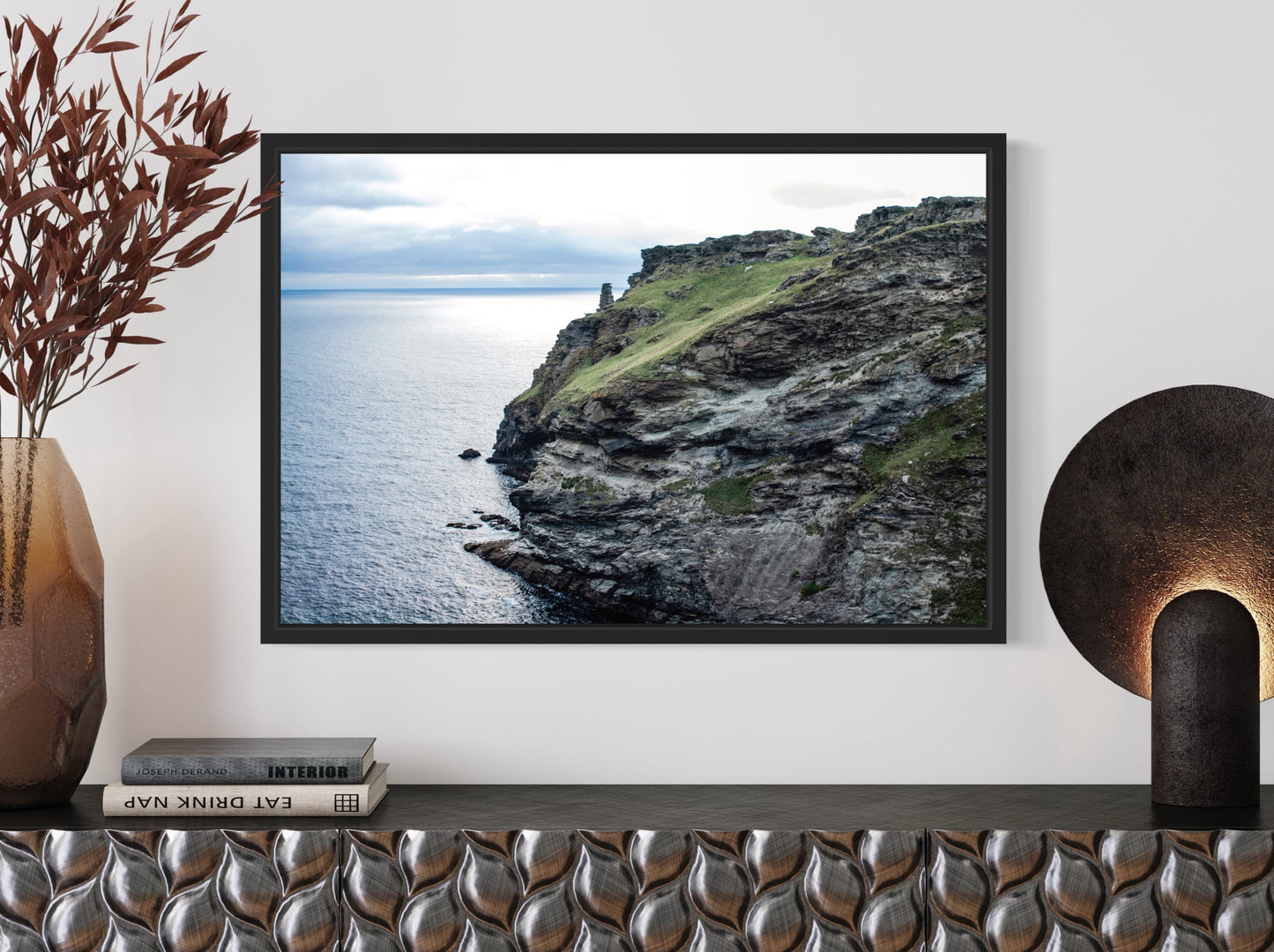 Rugged cliffs near Tintagel, Cornwall - Fine Art photography print on Hahnemühle German Etching paper