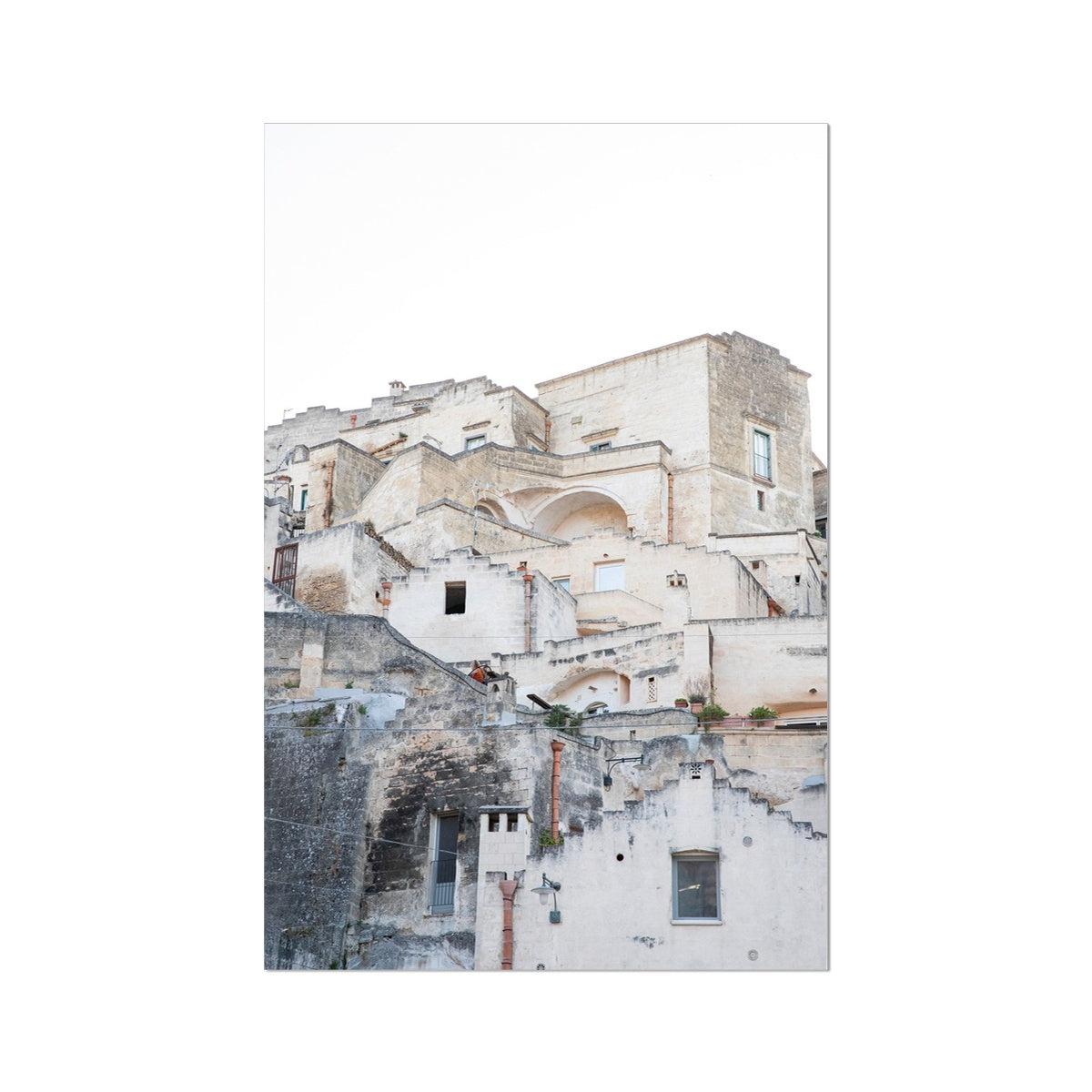Sassi, view #13, Matera - Hahnemühle German Etching Print