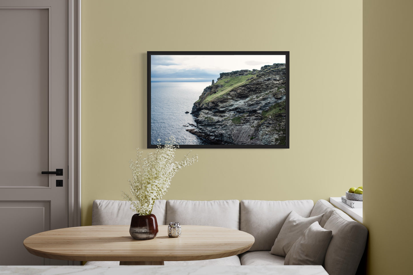 Rugged cliffs near Tintagel, Cornwall - Fine Art photography print on Hahnemühle German Etching paper