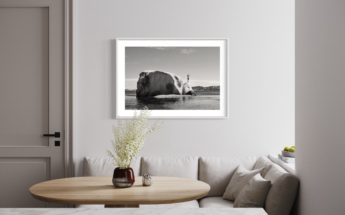 About to Jump, Sardinia Fine Art print on Hahnemühle German Etching paper