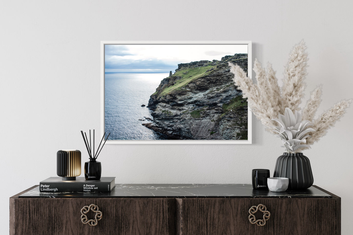 Rugged cliffs near Tintagel, Cornwall - Fine Art photography print on Hahnemühle German Etching paper