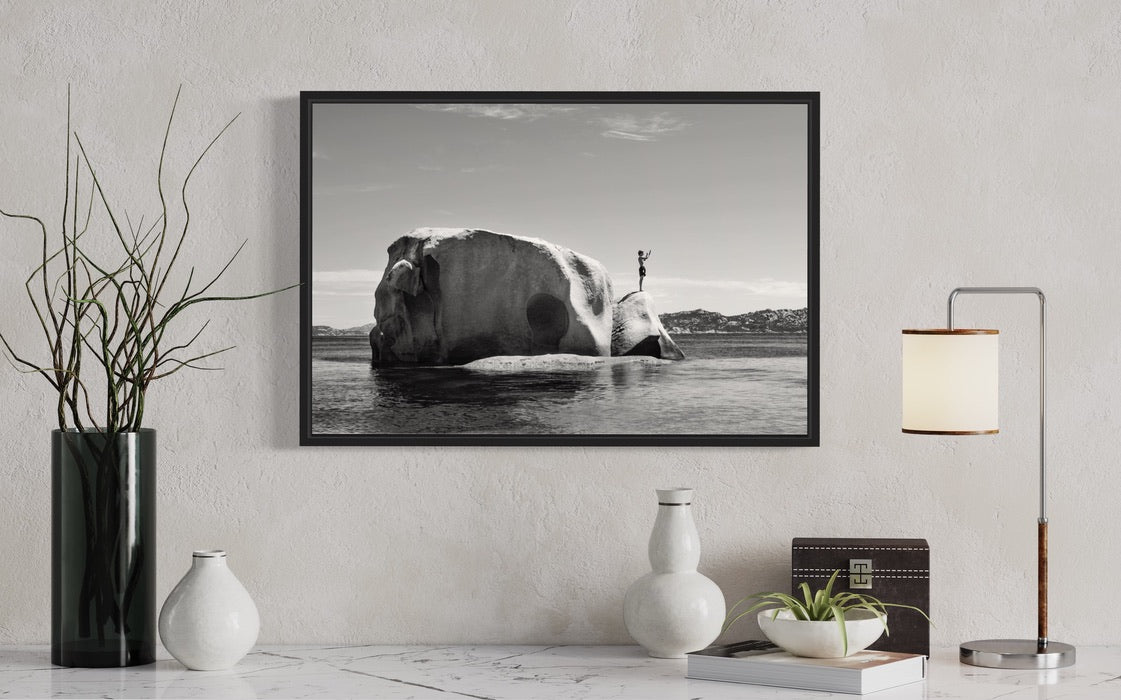 About to Jump, Sardinia Fine Art print on Hahnemühle German Etching paper