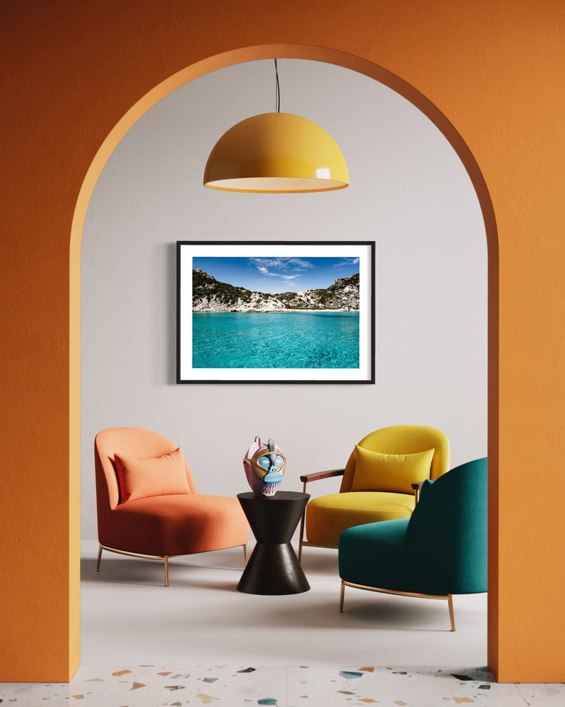 La Maddalena View n.13, Sardinia - Fine Art Giclée print on Hahnemühle German Etching paper