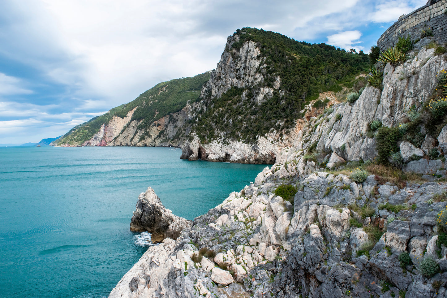 Cliffs of Portovenere, Cinque Terre - Giclée Print on Hahnemühle German Etching paper