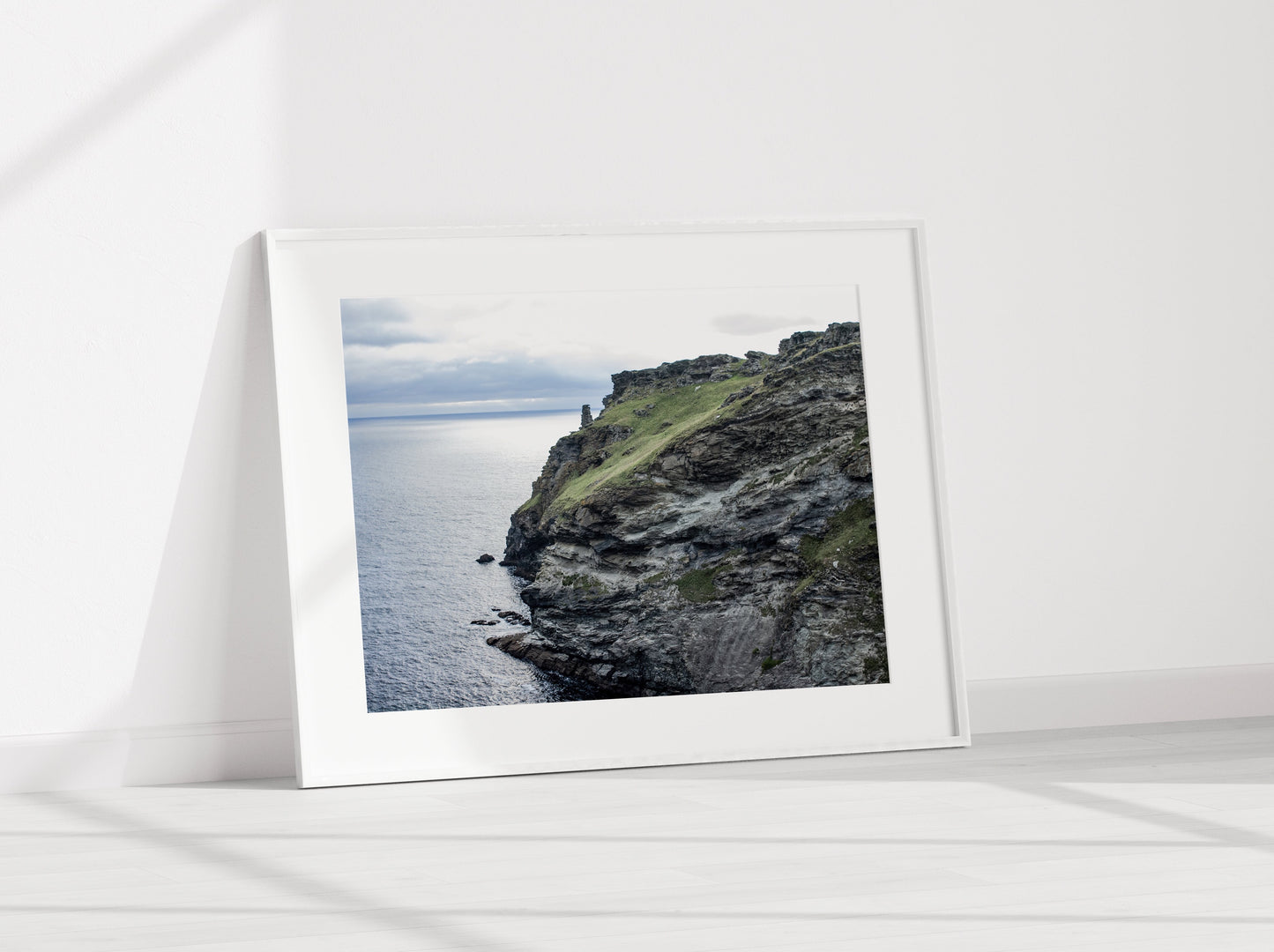 Rugged cliffs near Tintagel, Cornwall - Fine Art photography print on Hahnemühle German Etching paper