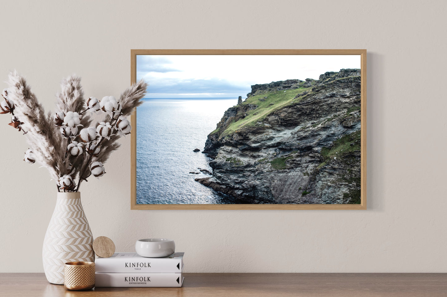 Rugged cliffs near Tintagel, Cornwall - Fine Art photography print on Hahnemühle German Etching paper