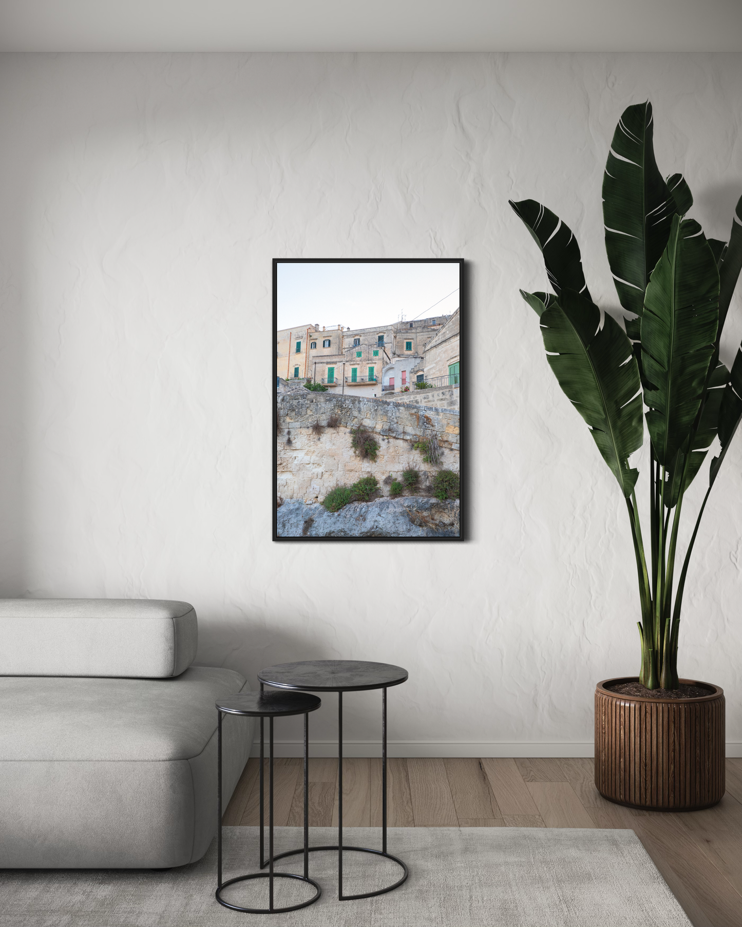 Houses of Matera, Sassi - Fine Art photography print on Hahnemühle German Etching paper