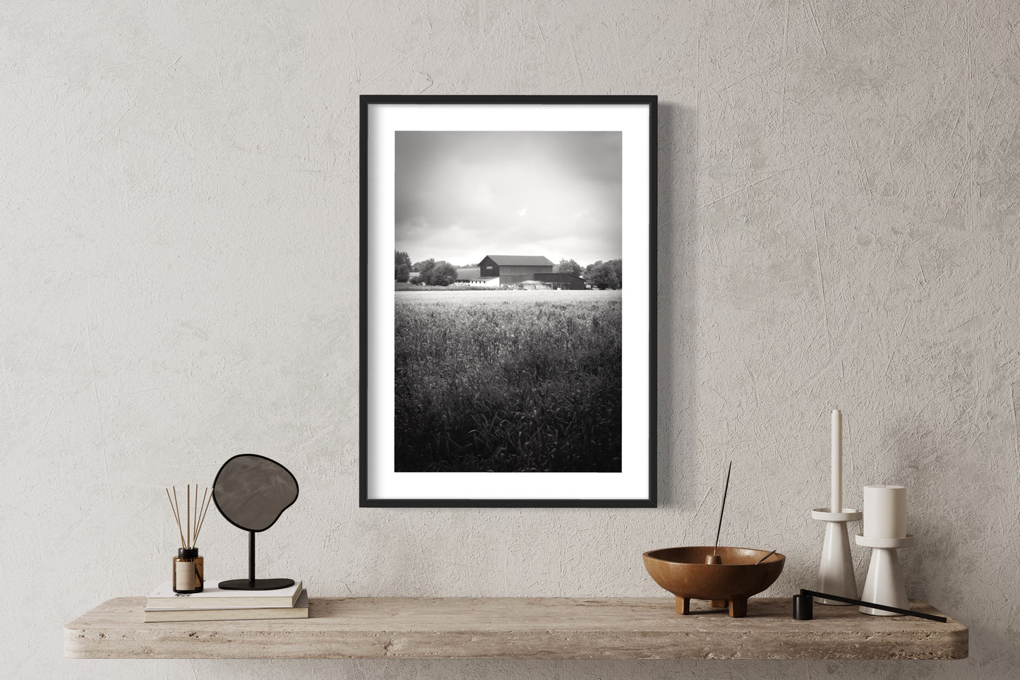 Barn, Poing - Fine Art photography - Giclée print on Hahnemühle German Etching paper