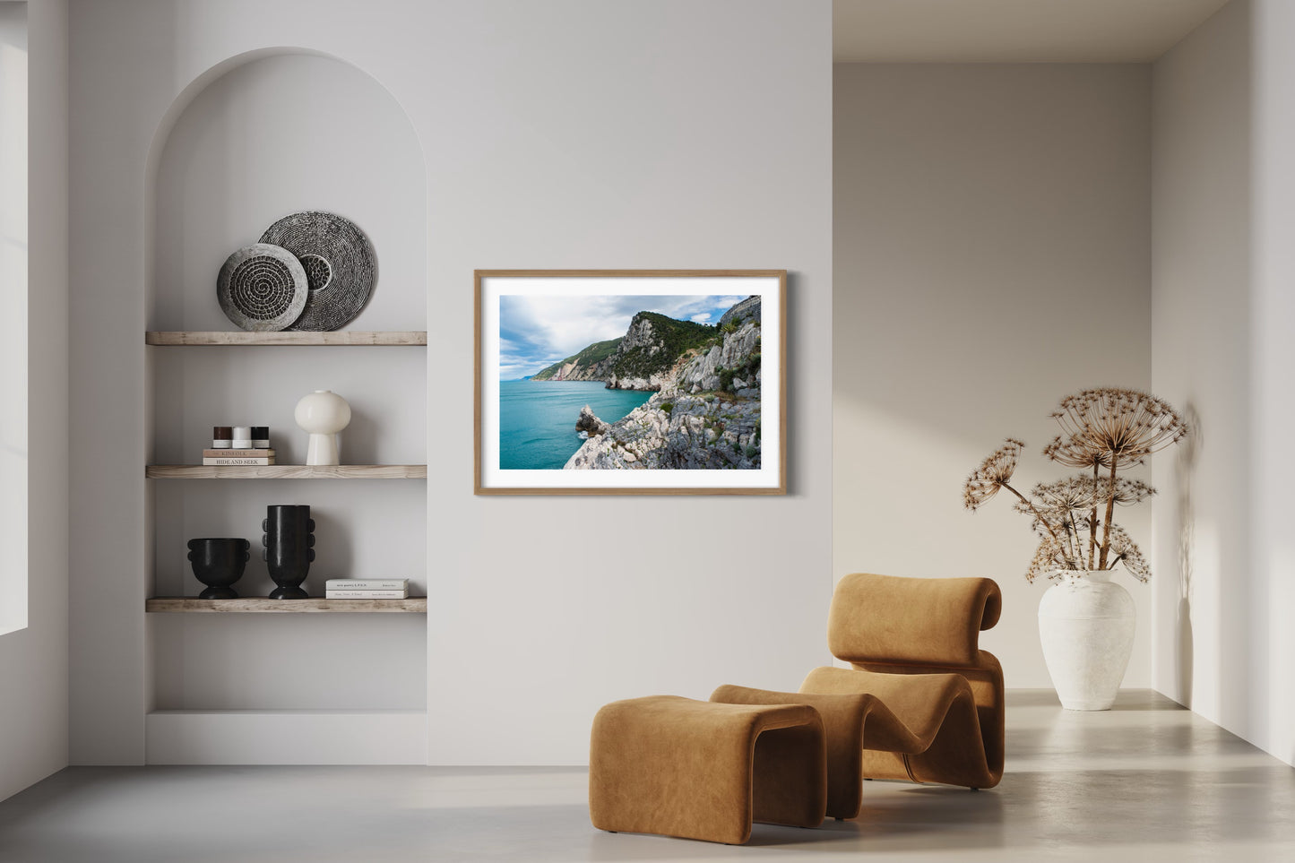 Cliffs of Portovenere, Cinque Terre - Giclée Print on Hahnemühle German Etching paper