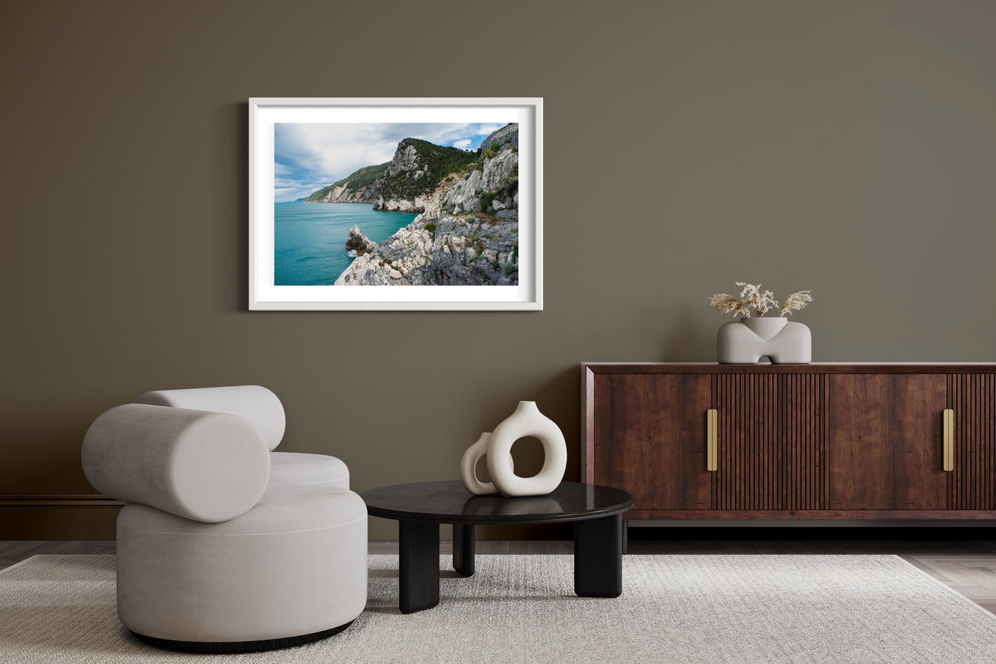 Cliffs of Portovenere, Cinque Terre - Giclée Print on Hahnemühle German Etching paper