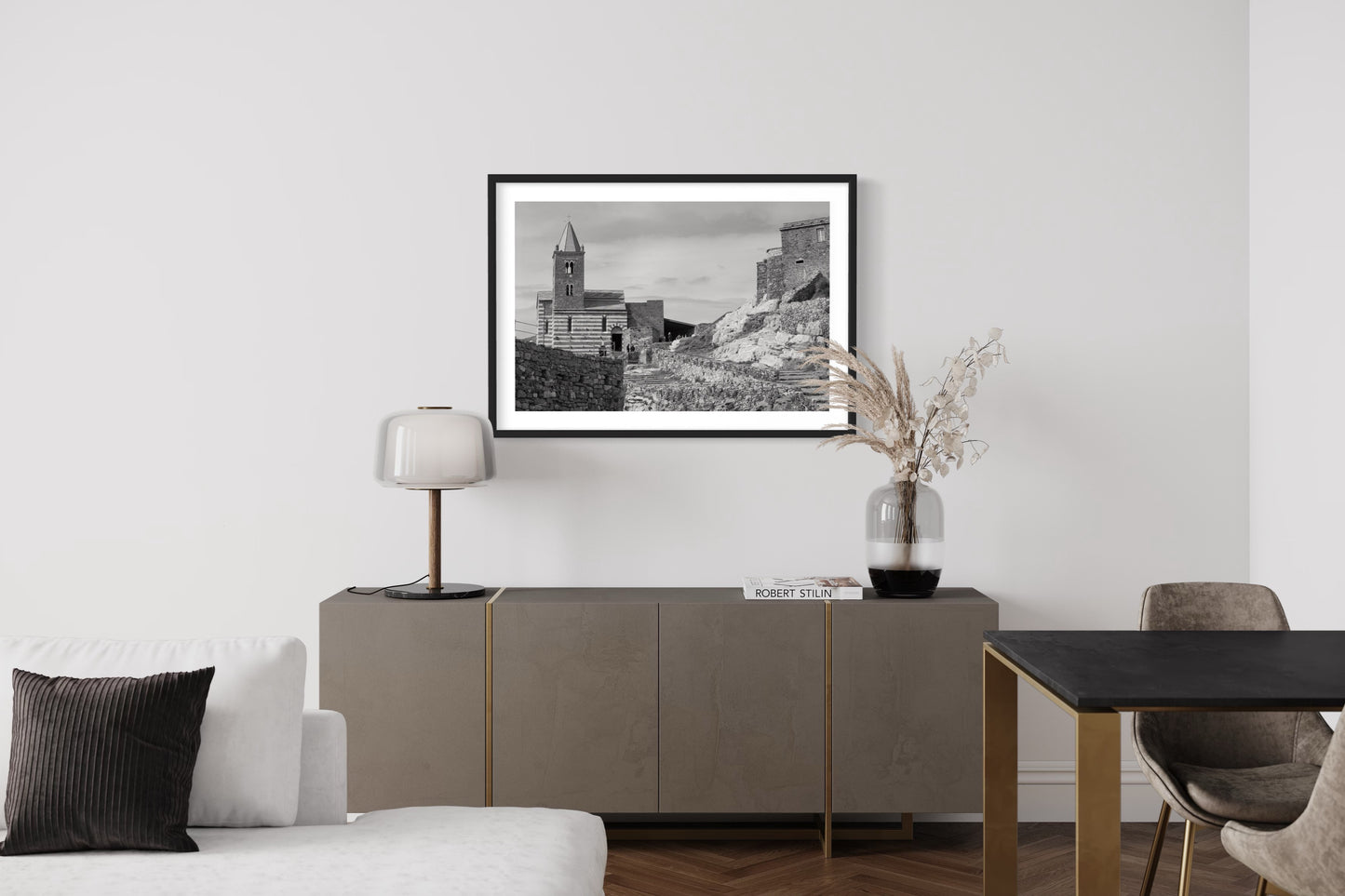 Church of San Pietro in Portovenere, Cinque Terre - Giclée print on Hahnemühle German Etching. paper