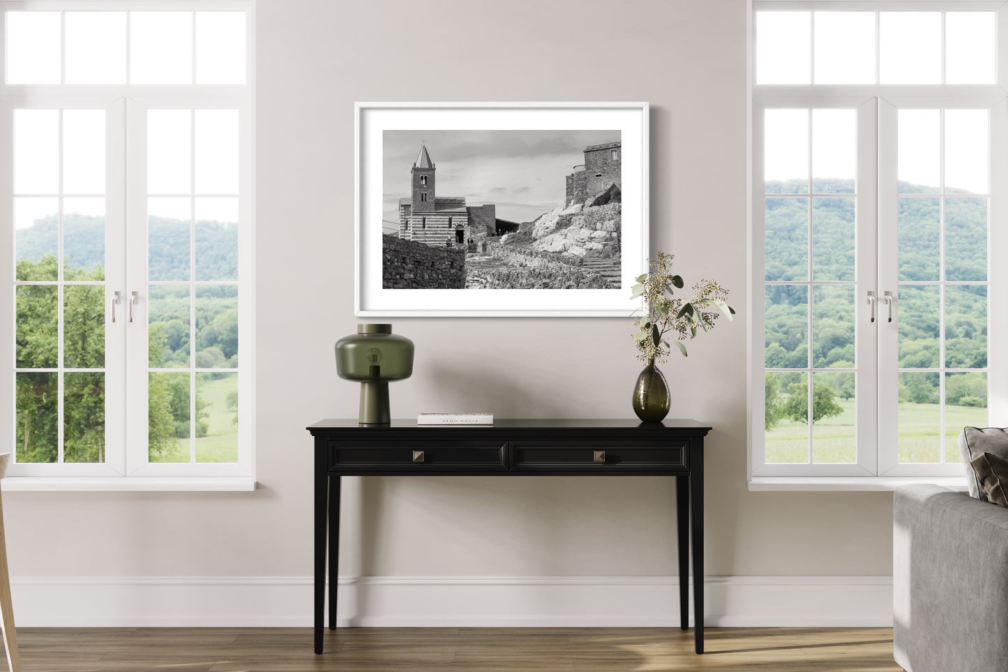 Church of San Pietro in Portovenere, Cinque Terre - Giclée print on Hahnemühle German Etching. paper