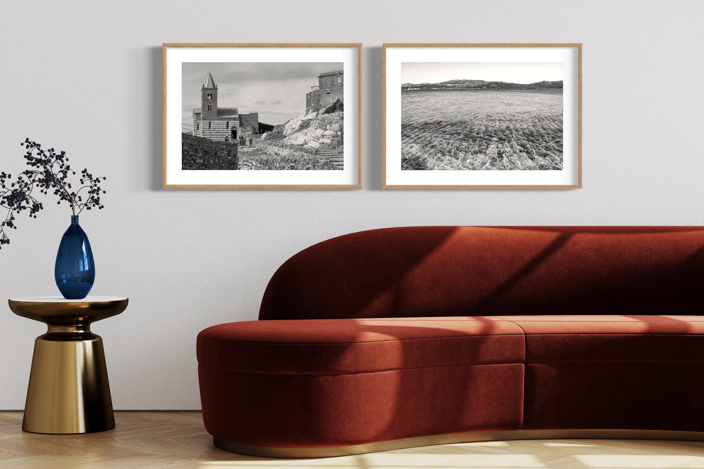Church of San Pietro in Portovenere, Cinque Terre - Giclée print on Hahnemühle German Etching. paper