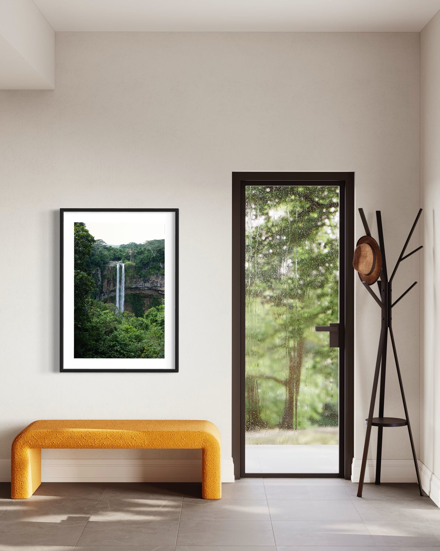 Chamarel Waterfall, Mauritius - Fine Art photography print - Giclée Print on Hahnemühle German Etching paper