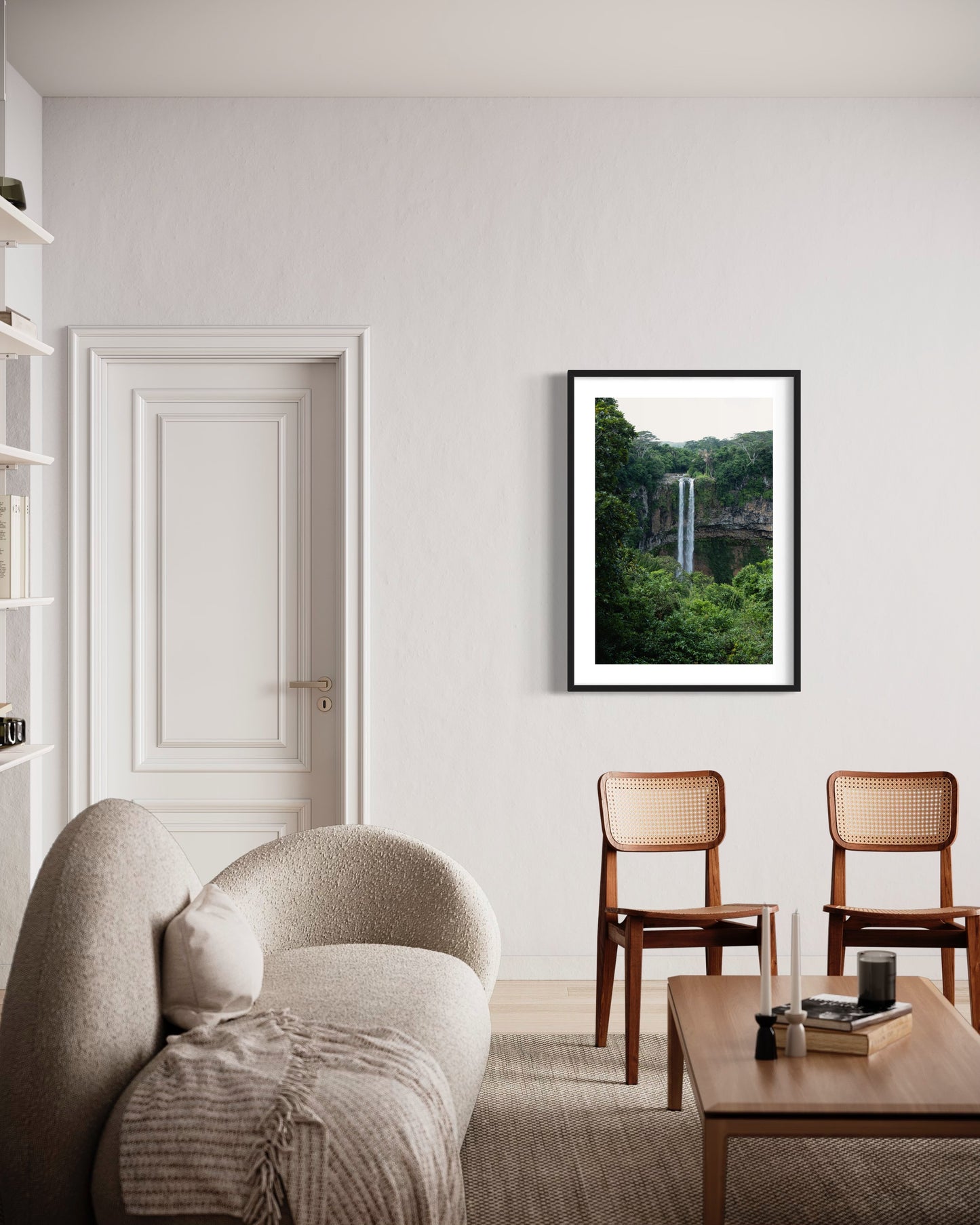 Chamarel Waterfall, Mauritius - Fine Art photography print - Giclée Print on Hahnemühle German Etching paper