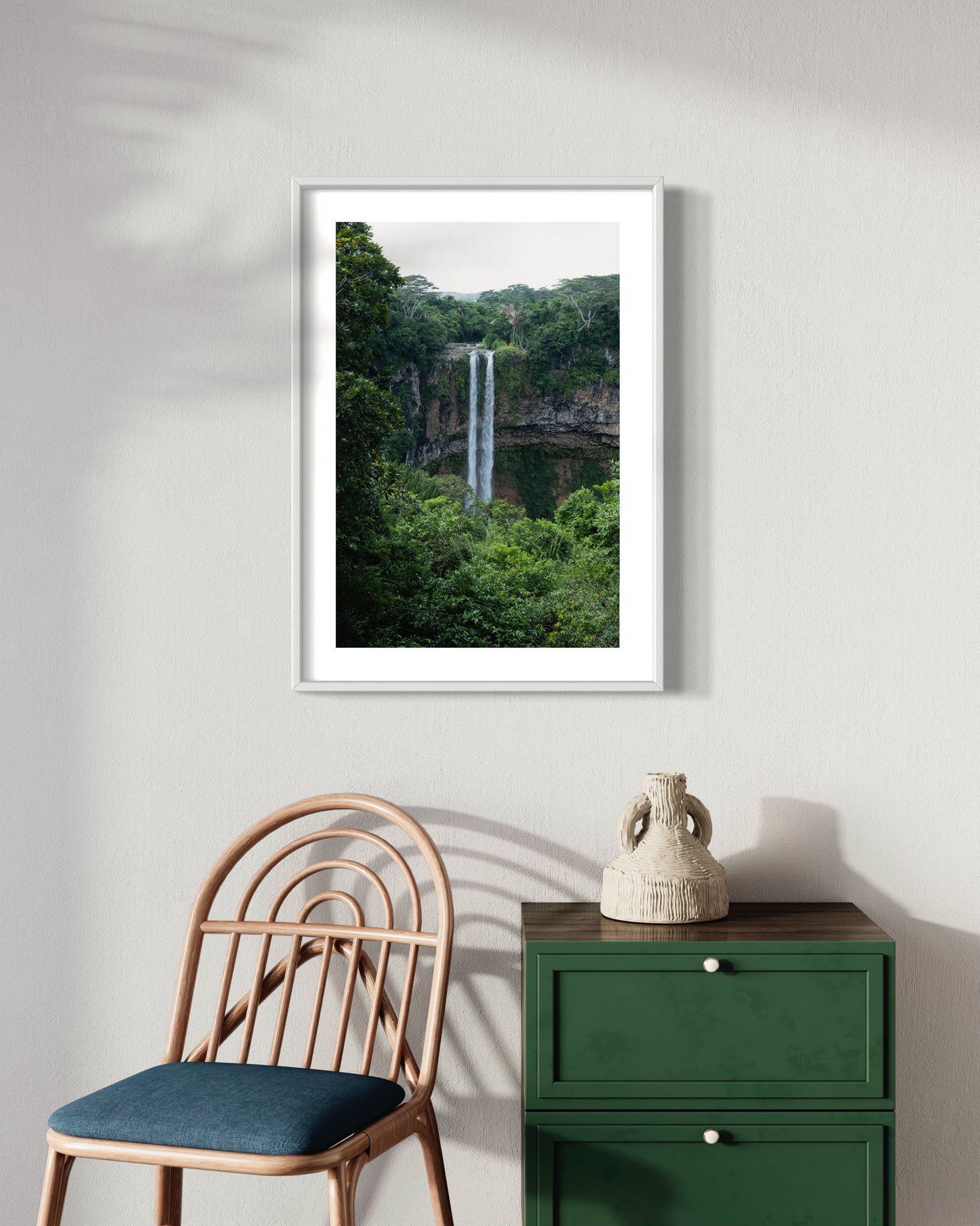 Chamarel Waterfall, Mauritius - Fine Art photography print - Giclée Print on Hahnemühle German Etching paper