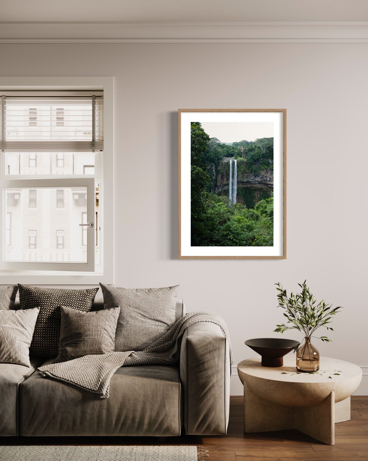 Chamarel Waterfall, Mauritius - Fine Art photography print - Giclée Print on Hahnemühle German Etching paper