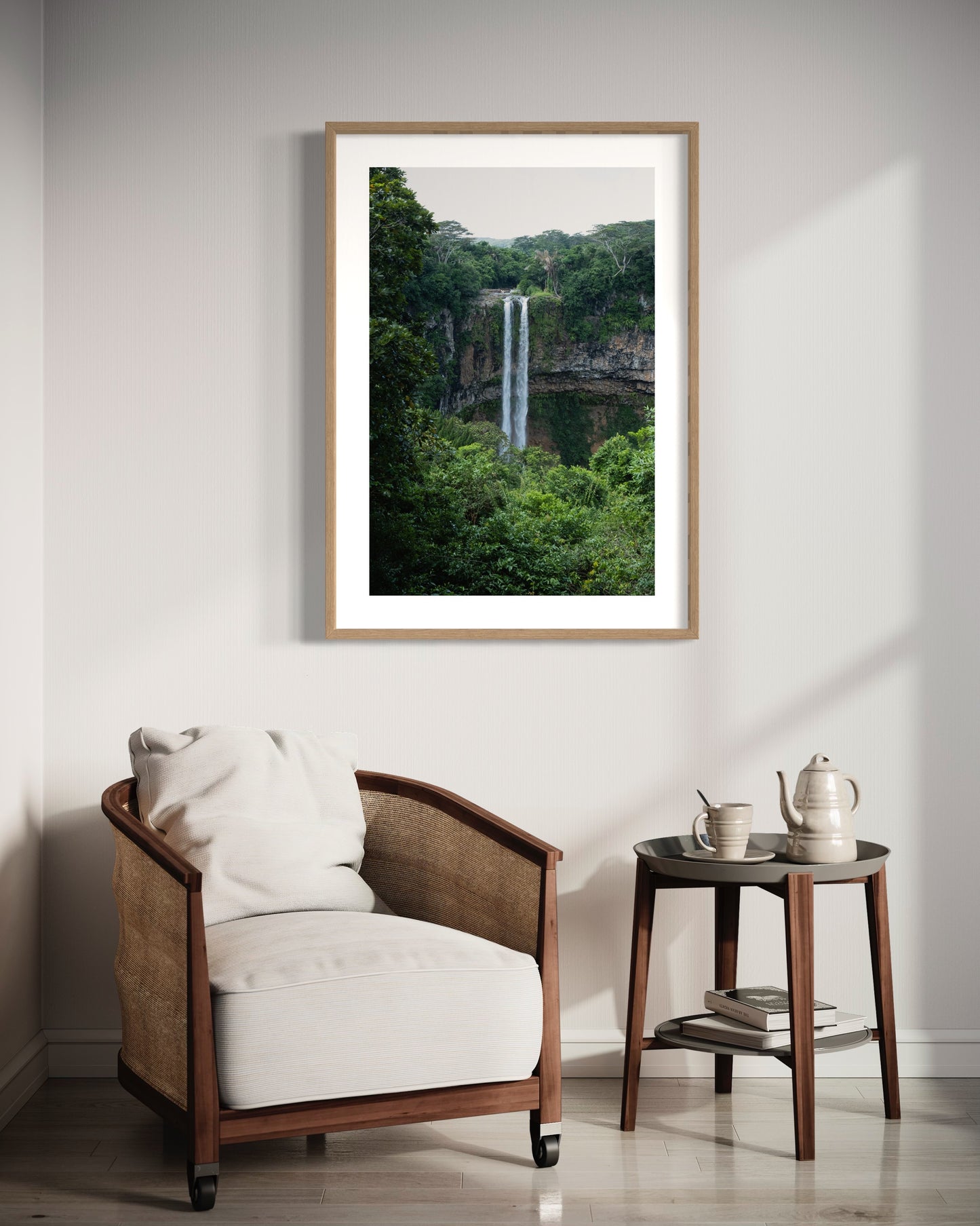 Chamarel Waterfall, Mauritius - Fine Art photography print - Giclée Print on Hahnemühle German Etching paper
