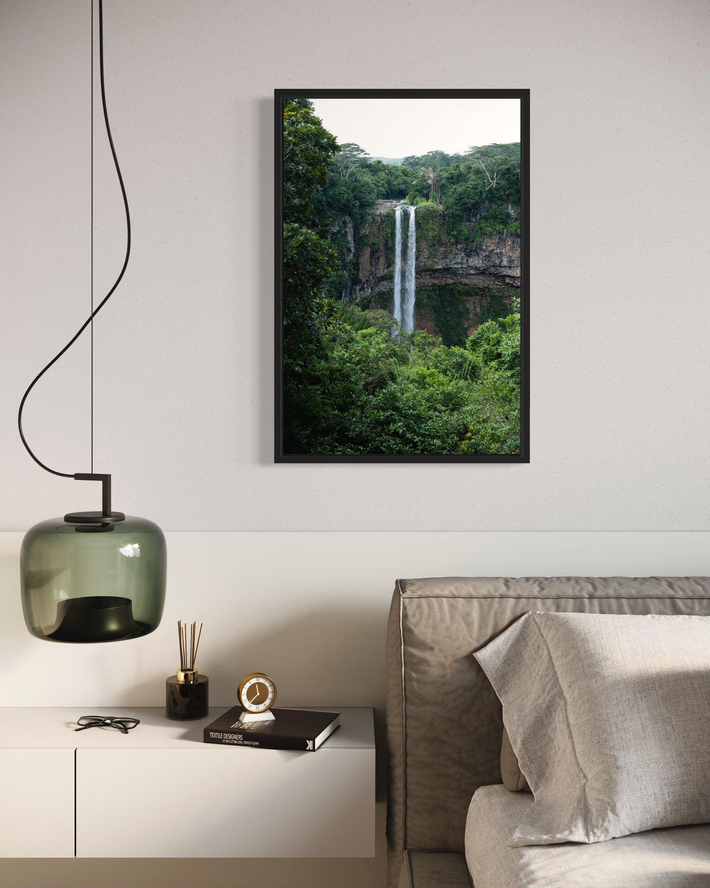 Chamarel Waterfall, Mauritius - Fine Art photography print - Giclée Print on Hahnemühle German Etching paper