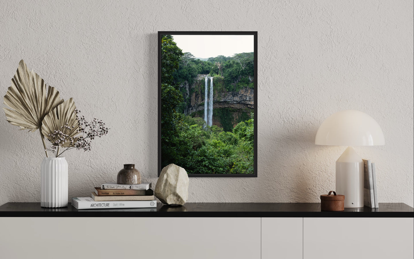 Chamarel Waterfall, Mauritius - Fine Art photography print - Giclée Print on Hahnemühle German Etching paper