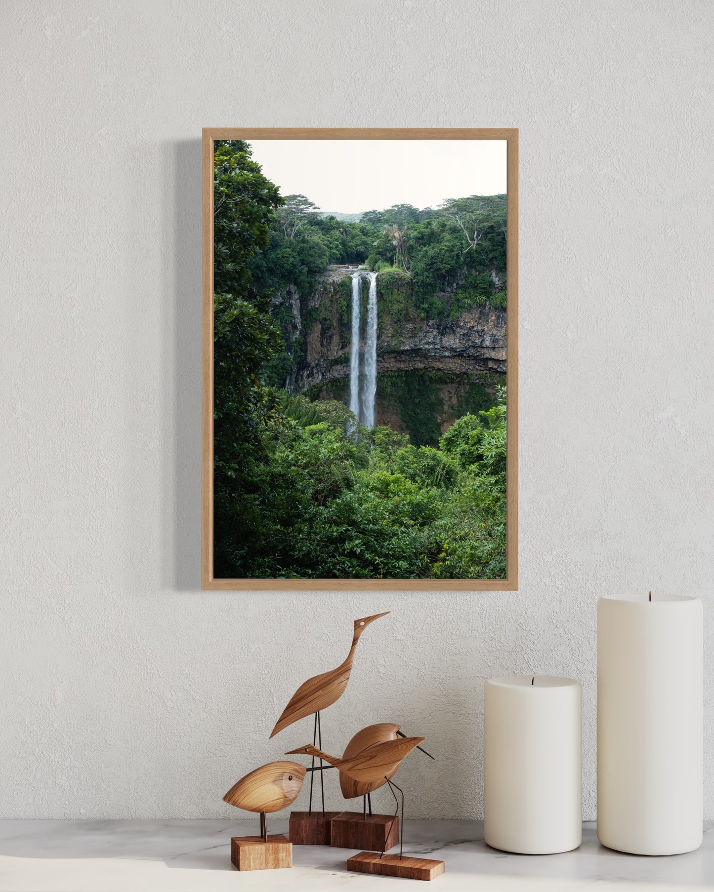 Chamarel Waterfall, Mauritius - Fine Art photography print - Giclée Print on Hahnemühle German Etching paper