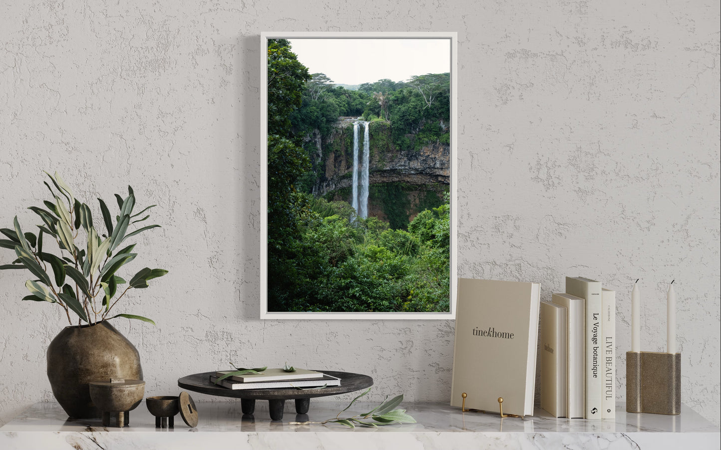 Chamarel Waterfall, Mauritius - Fine Art photography print - Giclée Print on Hahnemühle German Etching paper