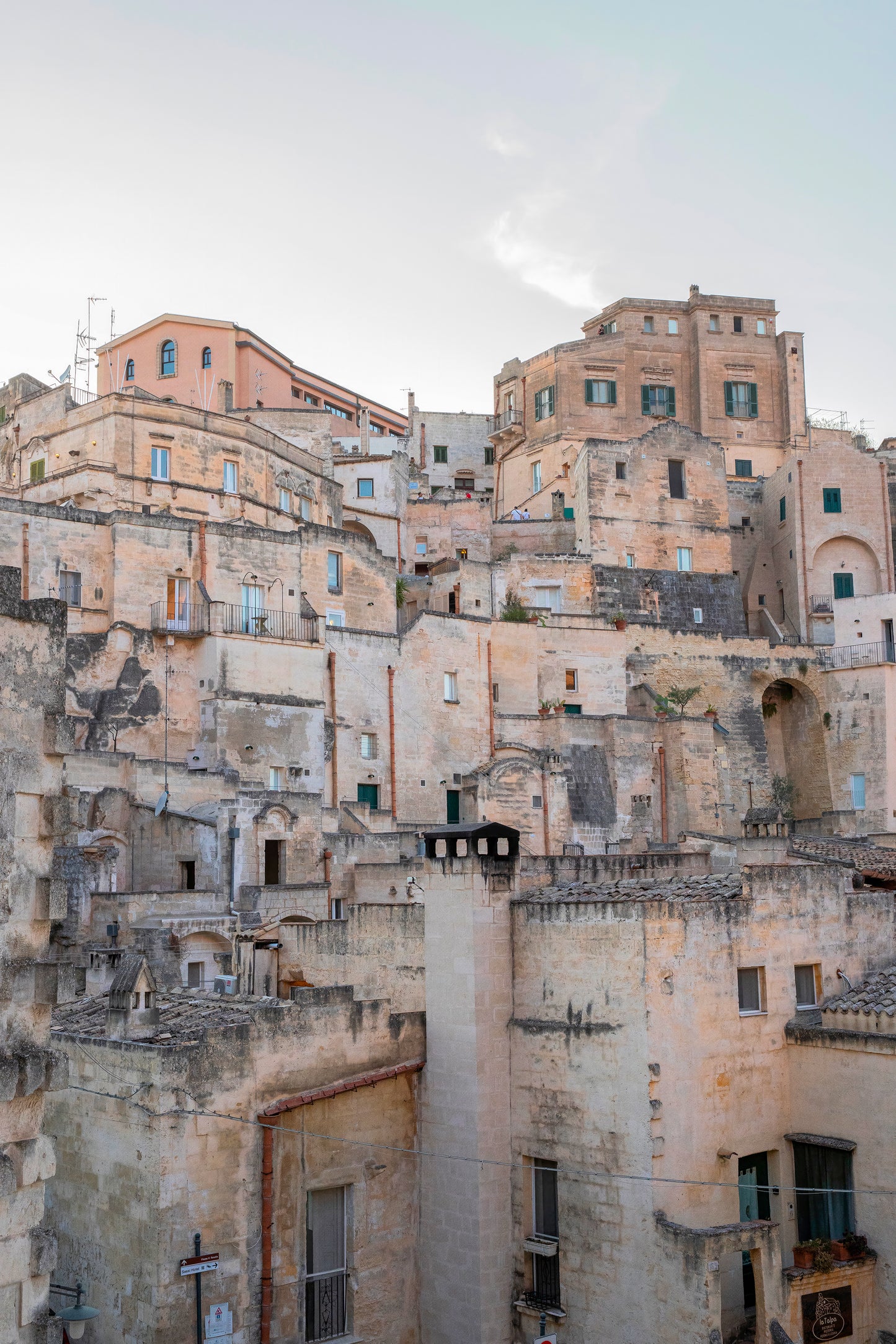 Sassi view #15, Matera Fine Art photography print - Giclée print on Hahnemühle German Etching paper