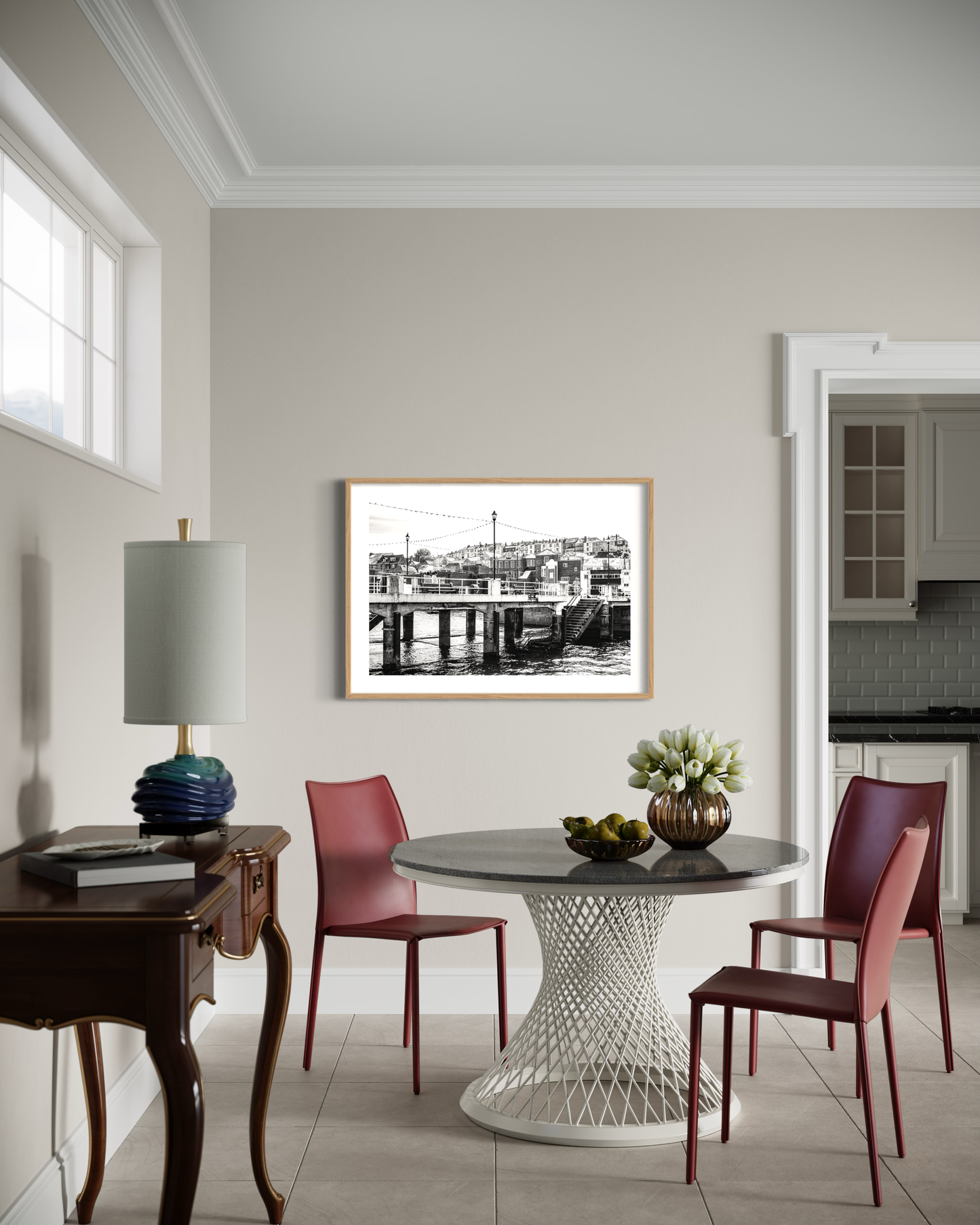 Cornish Port, St. Mawes, UK - Fine art photography Giclée print on Hahnemühle German Etching paper