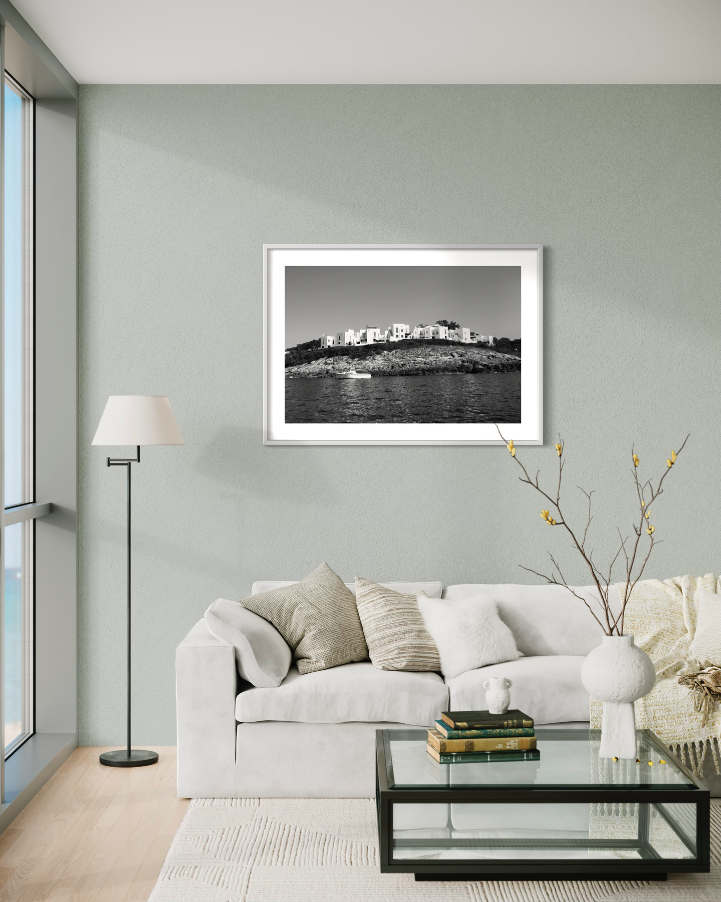 Houses of Portinatx, Ibiza - Fine Art print on Hahnemühle German Etching paper