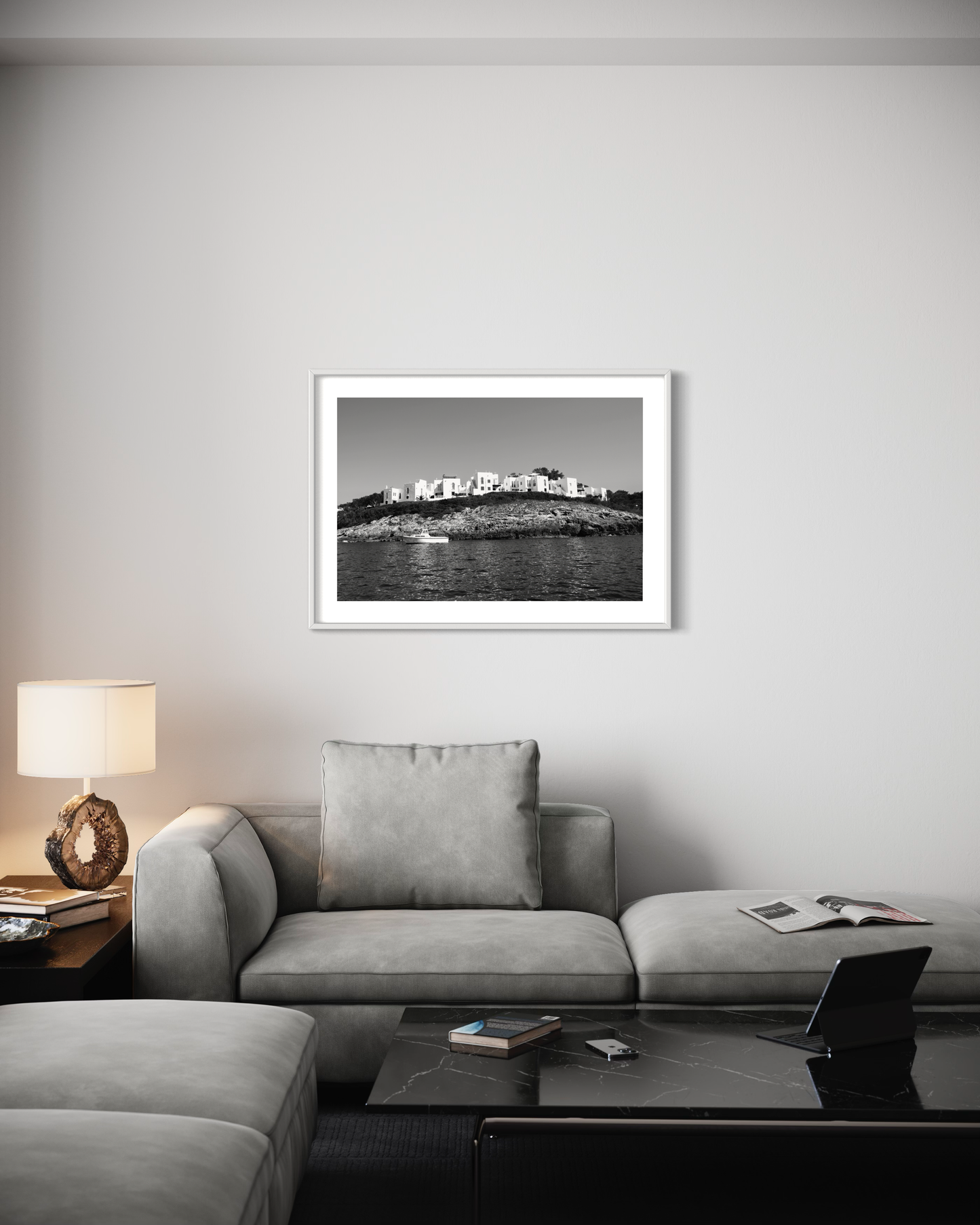 Houses of Portinatx, Ibiza - Fine Art print on Hahnemühle German Etching paper