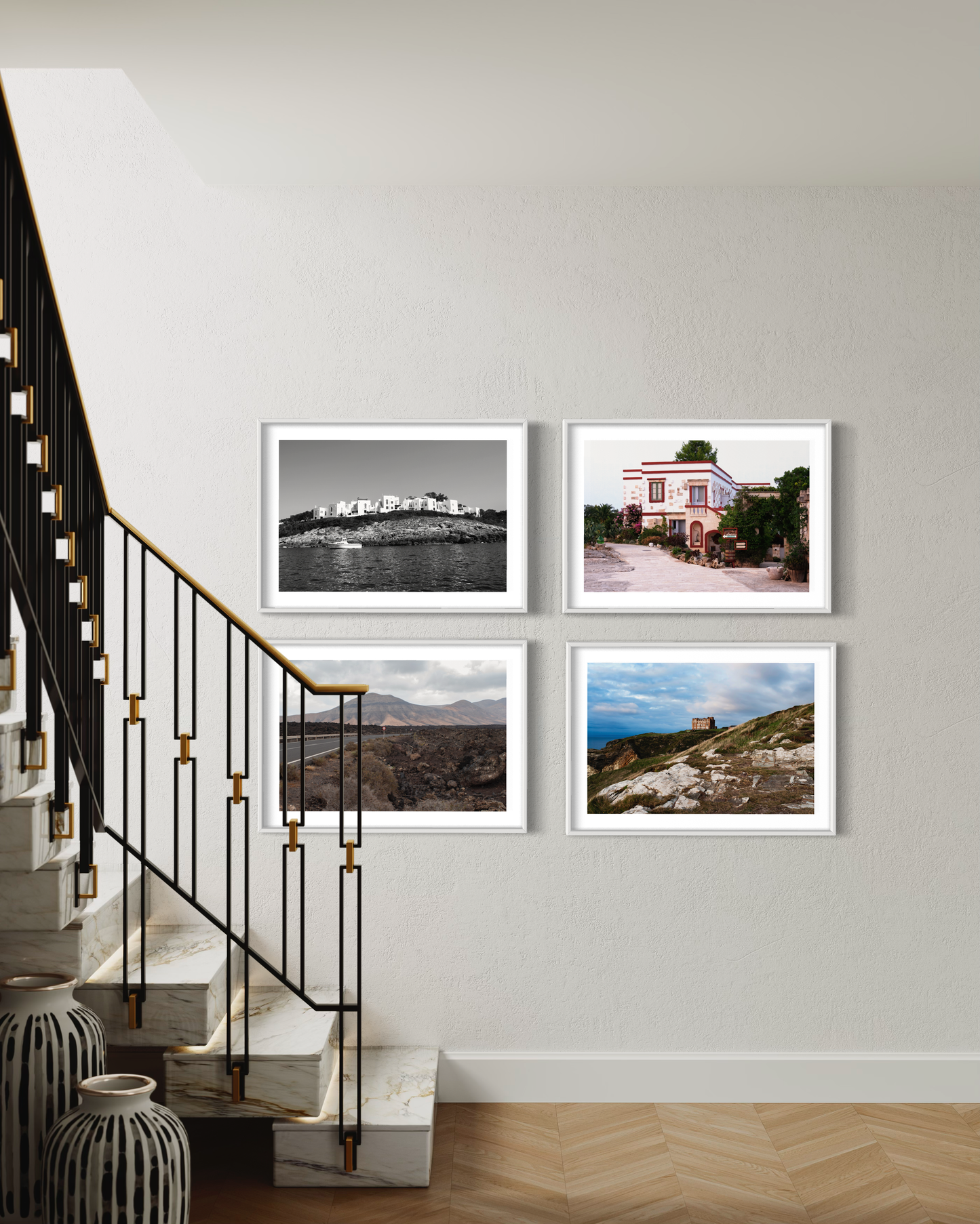 Houses of Portinatx, Ibiza - Fine Art print on Hahnemühle German Etching paper