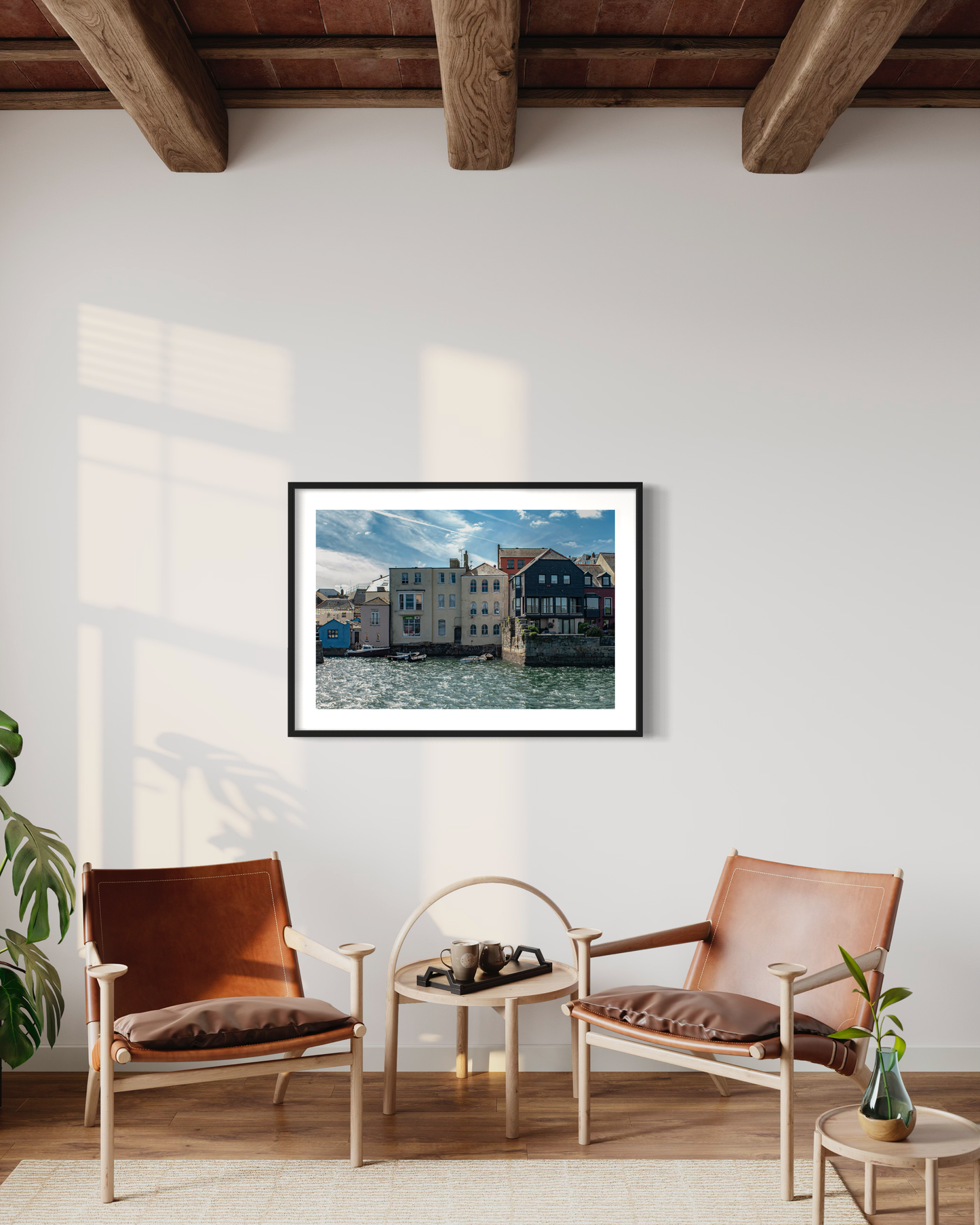 Houses of St. Mawes, Cornwall - Fine Art print on Hahnemühle German Etching paper