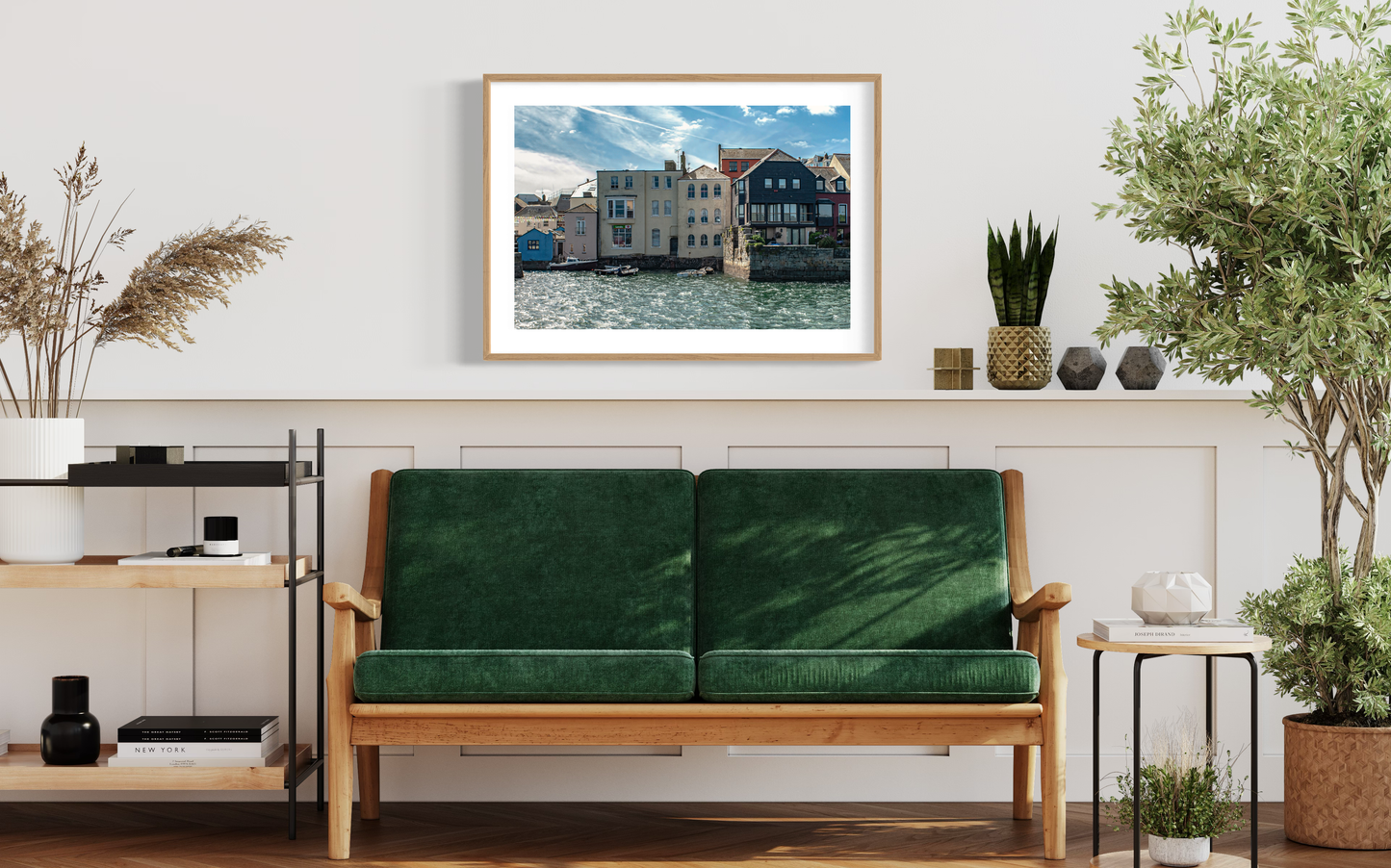 Houses of St. Mawes, Cornwall - Fine Art print on Hahnemühle German Etching paper