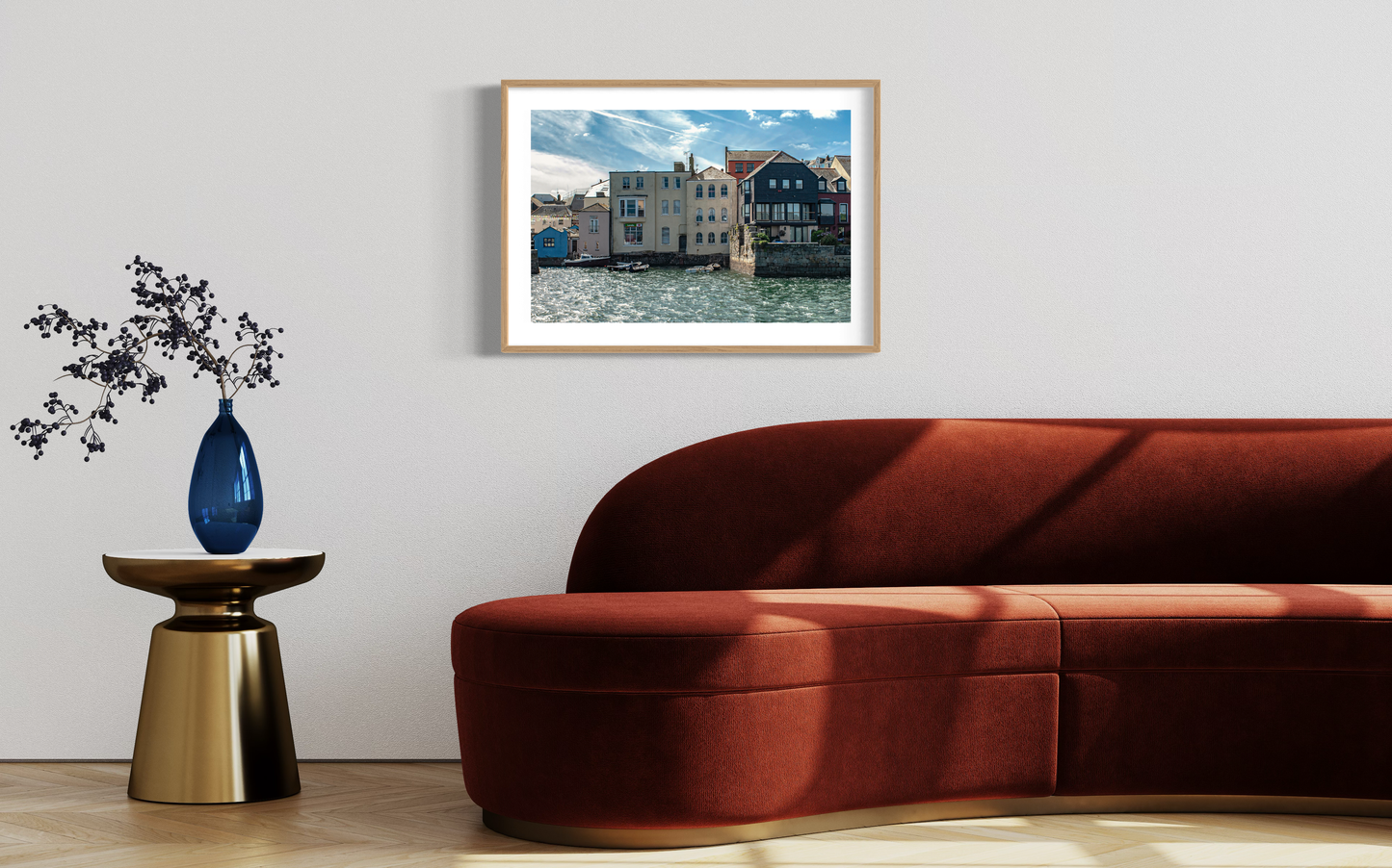 Houses of St. Mawes, Cornwall - Fine Art print on Hahnemühle German Etching paper