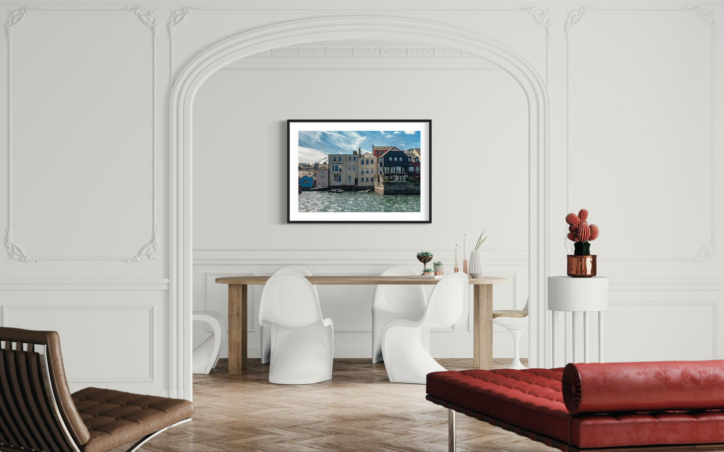 Houses of St. Mawes, Cornwall - Fine Art print on Hahnemühle German Etching paper