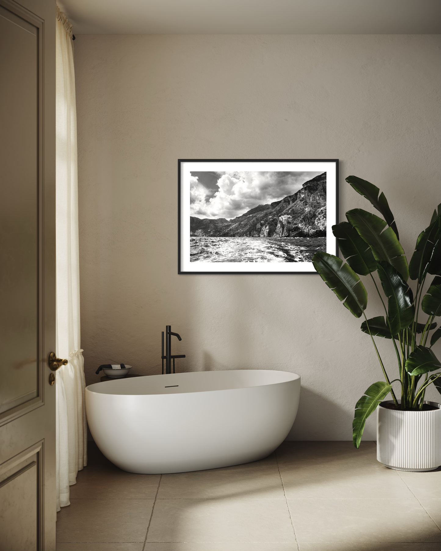 Tempestuous Sea, Amalfi Coast - Photography print on Hahnemühle German Etching paper