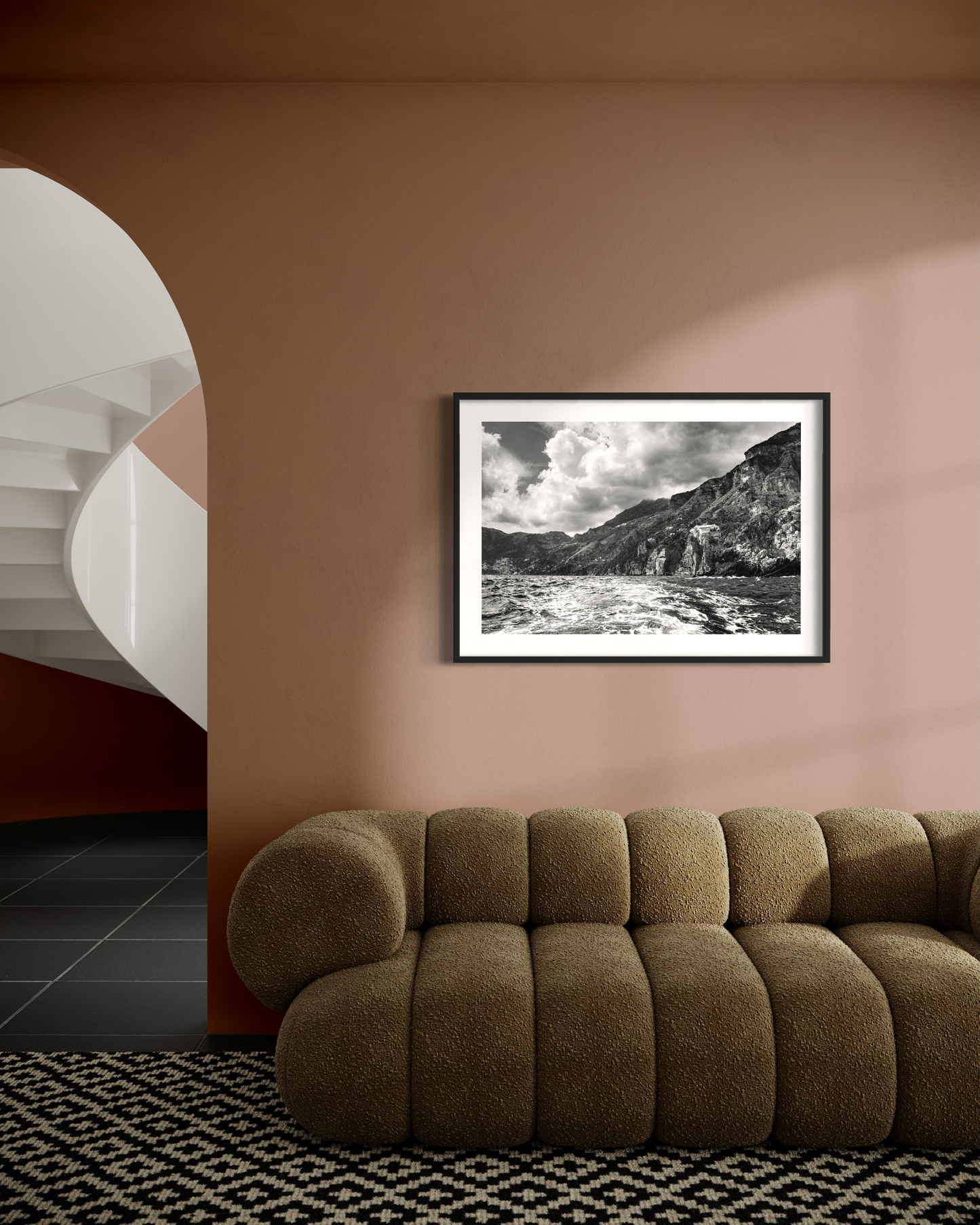 Tempestuous Sea, Amalfi Coast - Photography print on Hahnemühle German Etching paper
