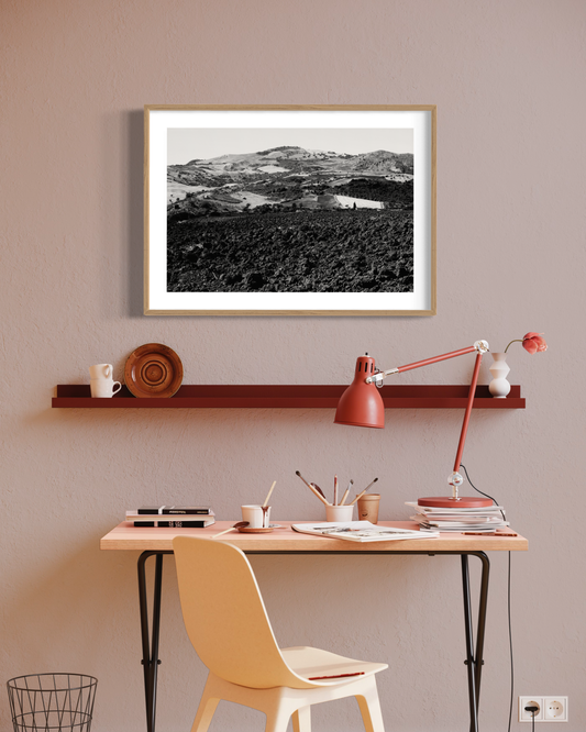 Countryside view, Tursi Framed & Mounted Print