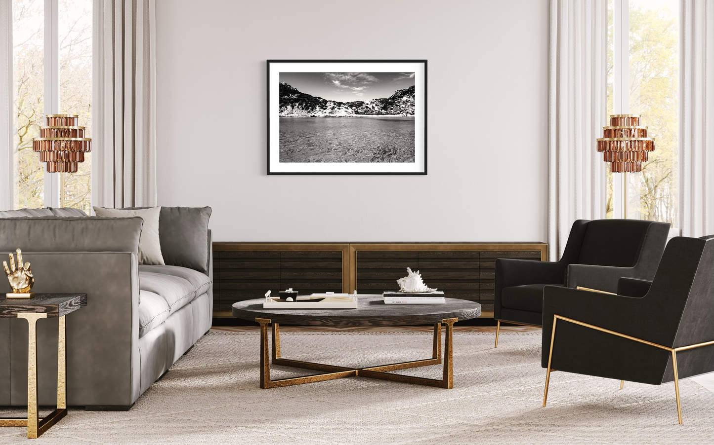Coastal view, Sardinia - Giclée print on Hahnemühle German Etching paper