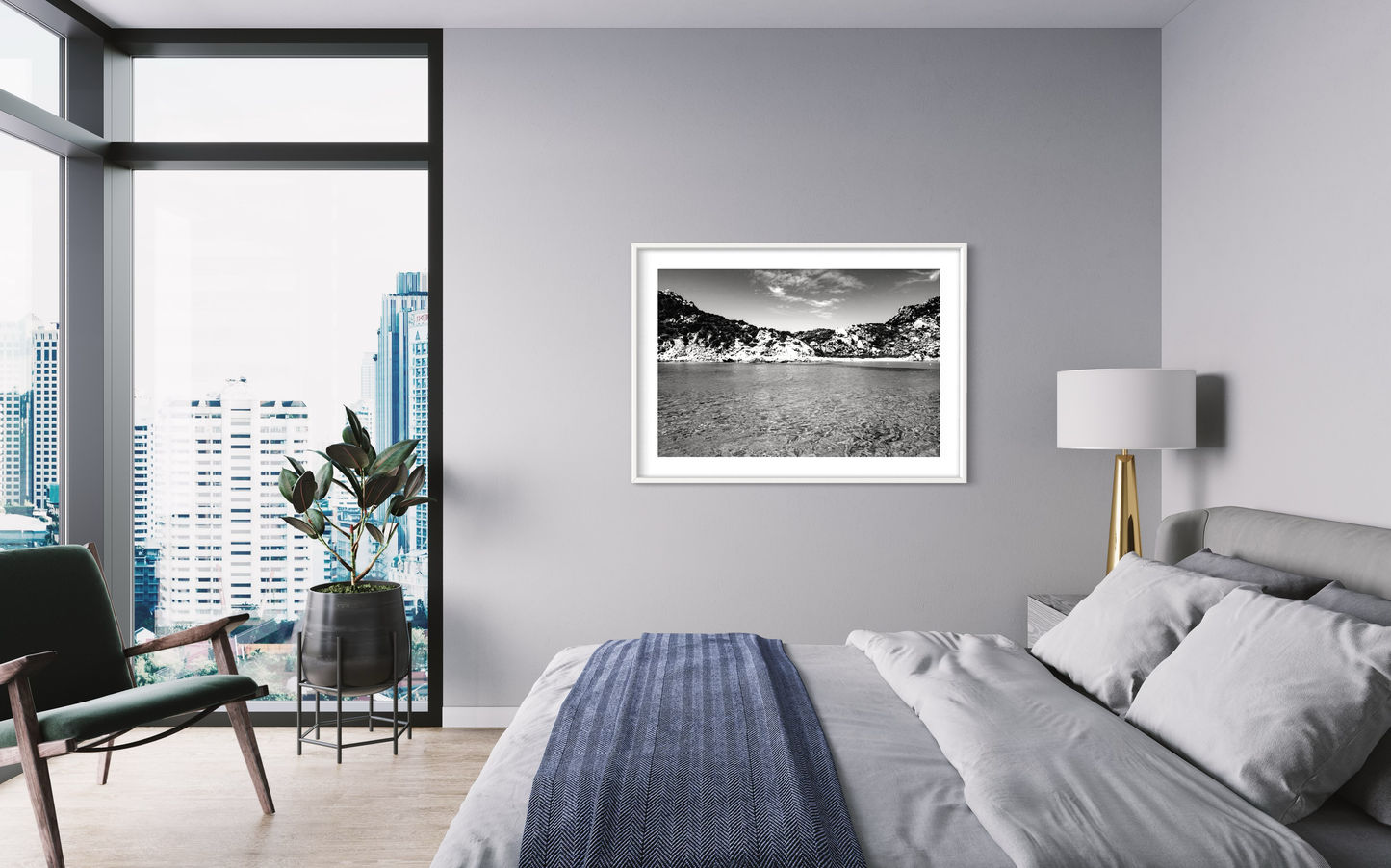 Coastal view, Sardinia - Giclée print on Hahnemühle German Etching paper